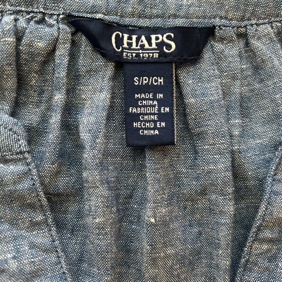 NWOT Small (Oversized) Jean Top with 3/4 Sleeves - Picture 3 of 4